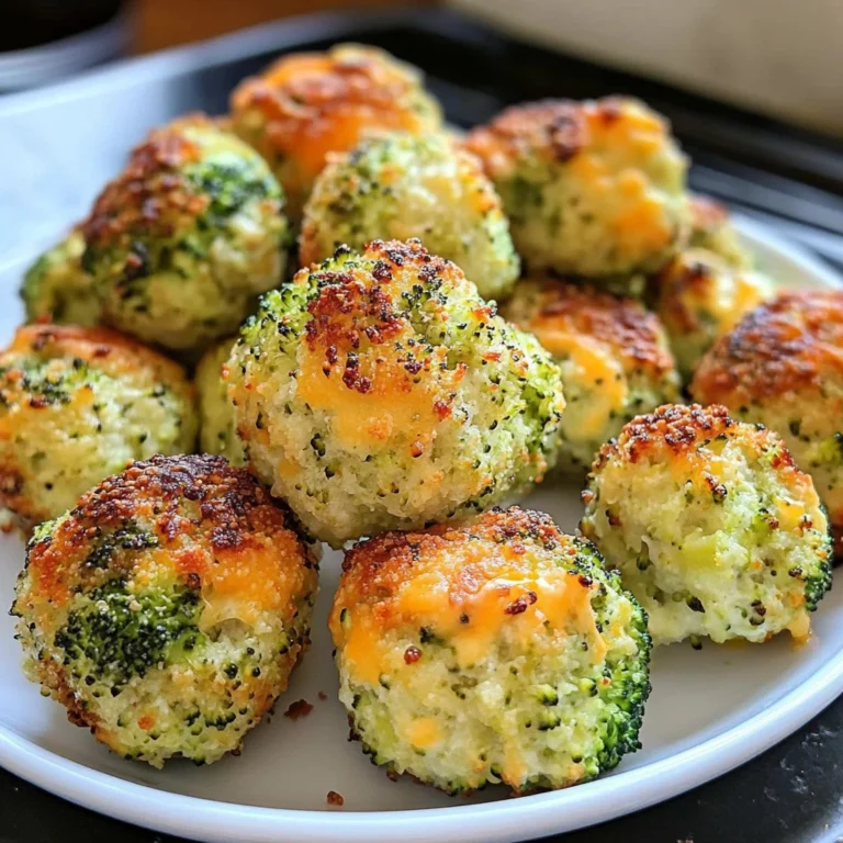 Baked Broccoli Cheese Balls