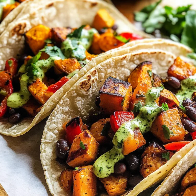 Black Bean Sweet Potato Tacos Recipe