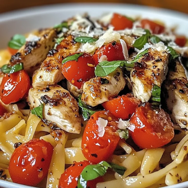 Bruschetta Chicken Pasta