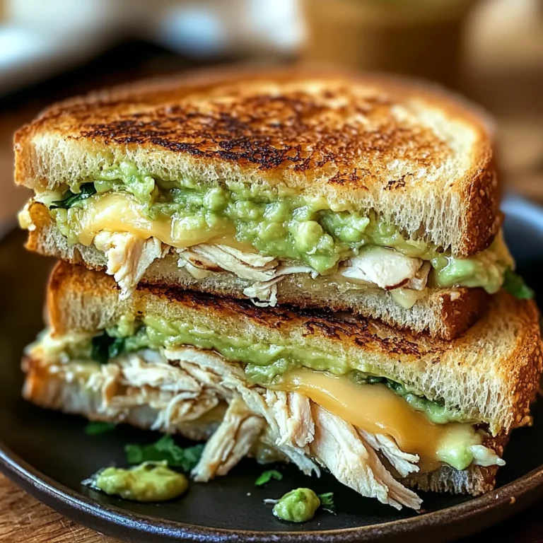Chicken Avocado Melt Sandwich
