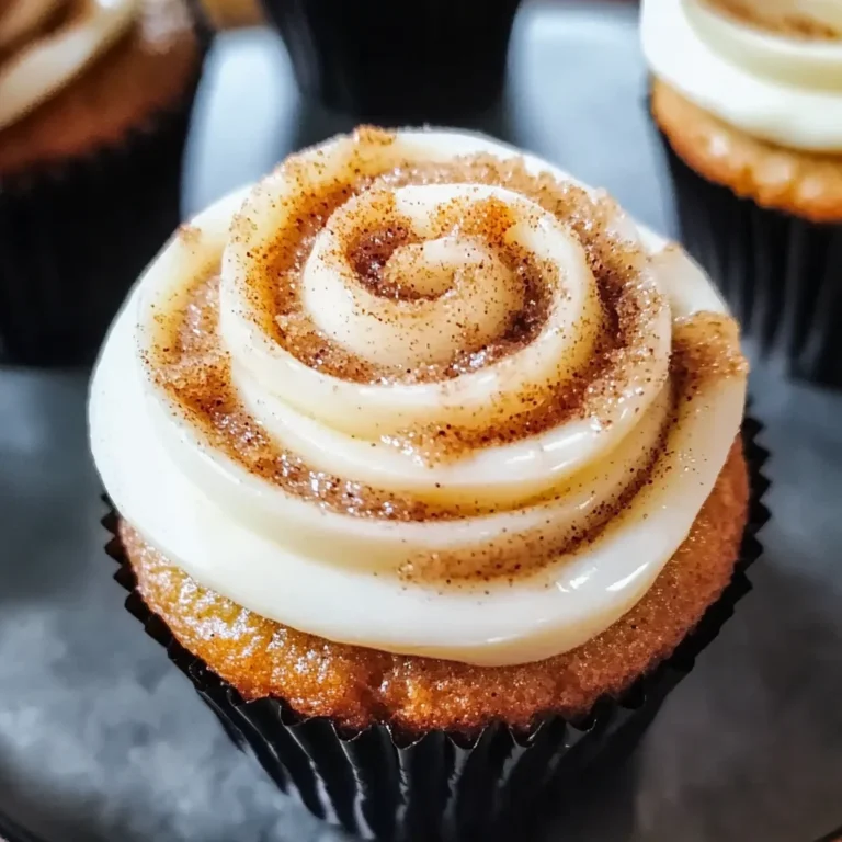 Cinnamon Roll Cupcakes