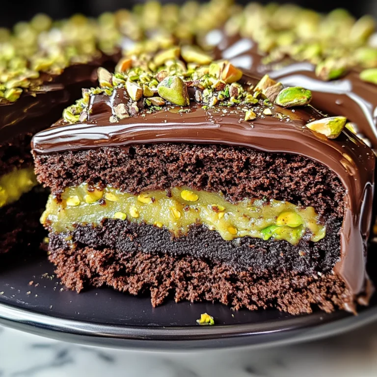 Dubai Chocolate Cake