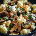 Garlic Cauliflower Mushroom Skillet: Quick & Delicious Dish