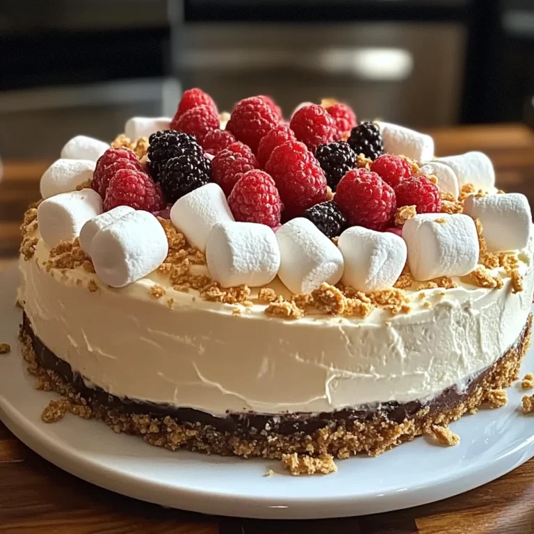 Marshmallow Whip Cheesecake : No-Bake Dream Dessert