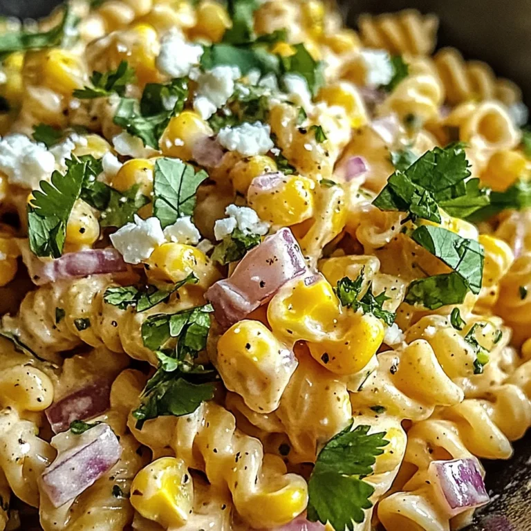 Mexican Street Corn Pasta Salad is a must-try dish!