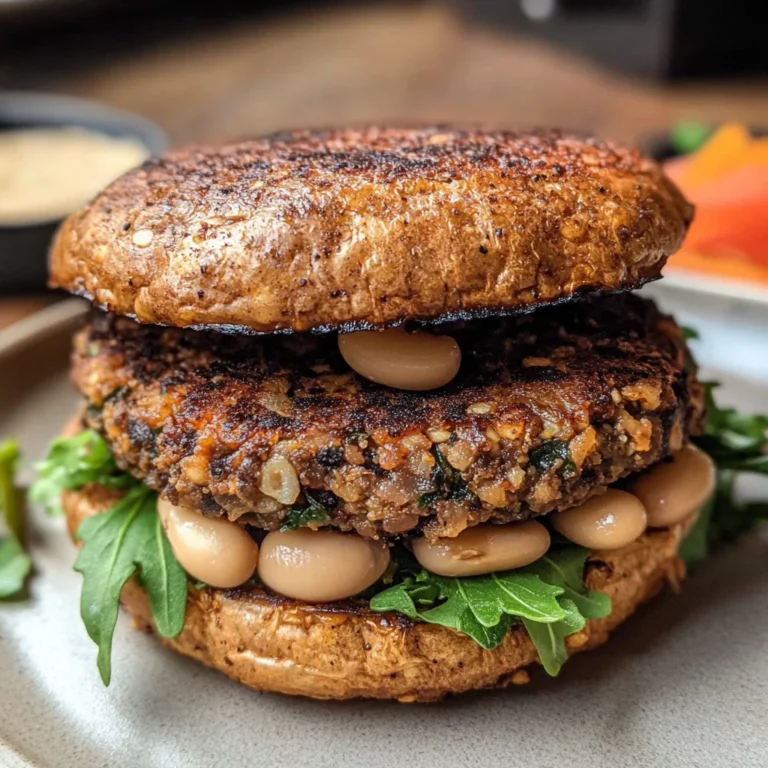 Mushroom Veggie Burgers