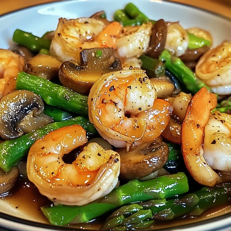 Shrimp and Asparagus Stir-Fry with Mushrooms: An Amazing Ultimate Recipe