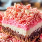 Strawberry Crunch Brownies