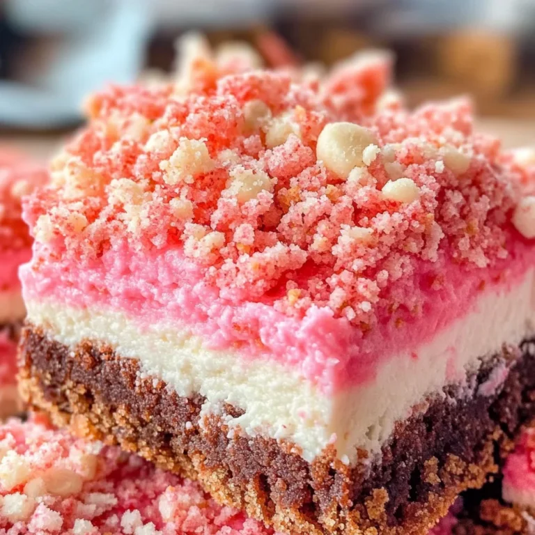 Strawberry Crunch Brownies