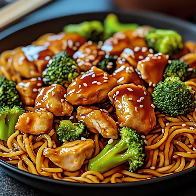 Chicken Teriyaki Noodles