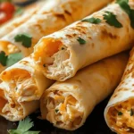 Cream Cheese Chicken Taquitos