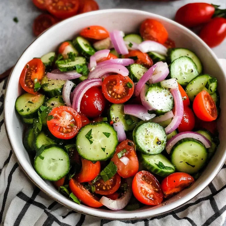Cucumber Tomato Salad