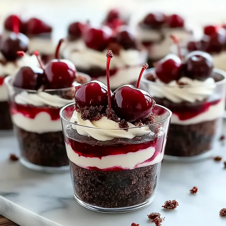 DLux Mini Dessert Cups – Black Forest Cake Recipe