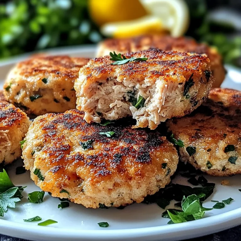 Mediterranean Chicken Patties