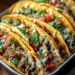 Oven-Baked Cheesy Tacos (Crispy & Loaded) You’ll Love!
