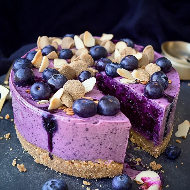BLUEBERRY ACAI CHEESECAKE