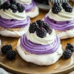 Blackberry Pavlovas