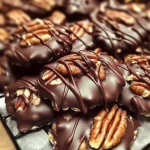 Chocolate Pecan Turtle Clusters