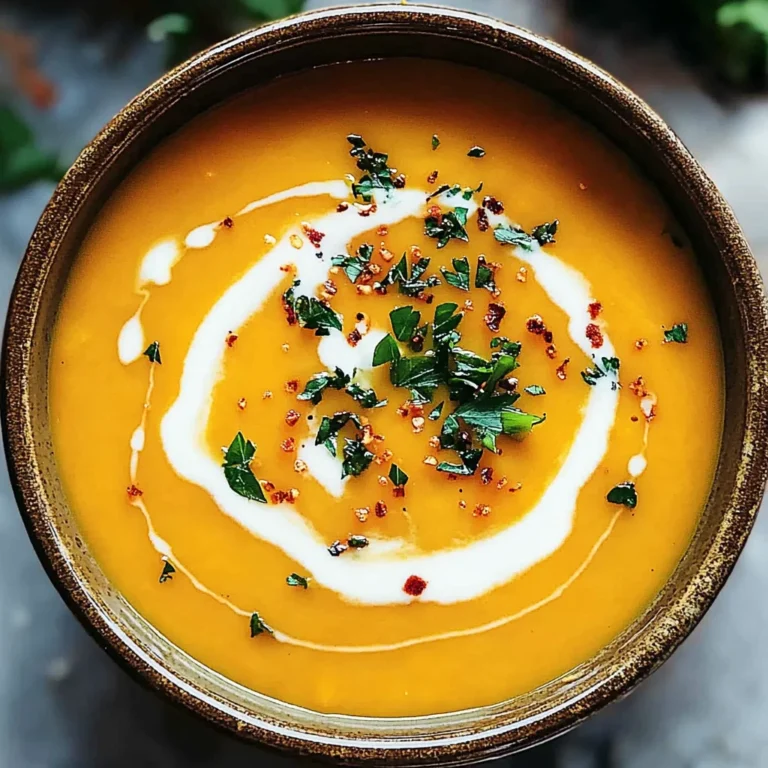 Easy Butternut Squash and Sweet Potato Soup