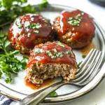 Easy Mini Meatloaf - With Ground Turkey