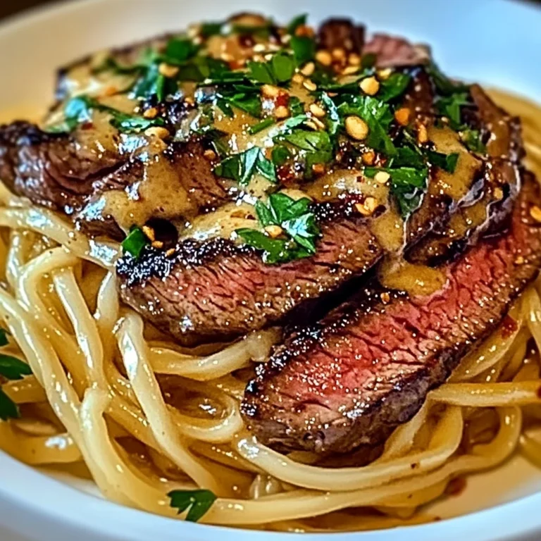 Garlic Butter Steak Lightning Noodles
