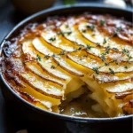 Gratins de Pomme de Terre Croustillants et Fondants