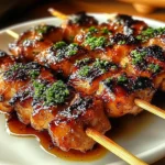 Grilled Thai Coconut Chicken Skewers