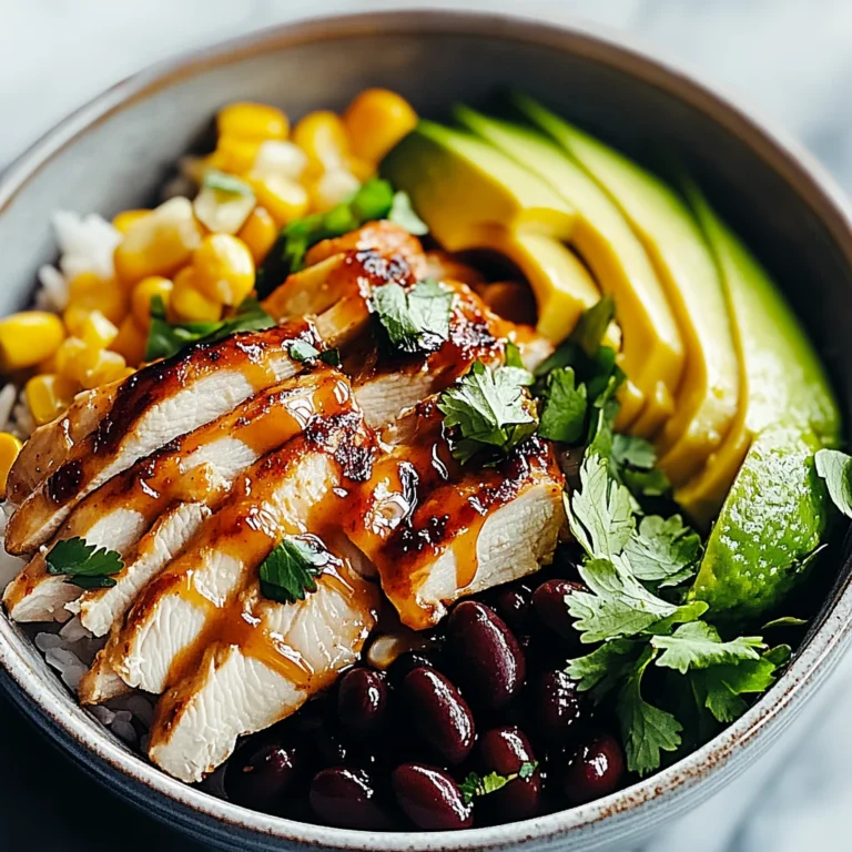 Honey Chipotle Chicken Rice Bowls
