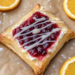 Leftover cranberry sauce cheese danish
