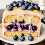 Lemon Blueberry Layer Cake