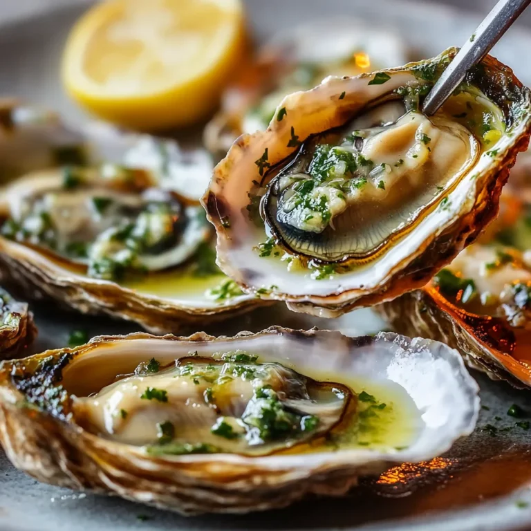 Lemon Butter Grilled Oysters