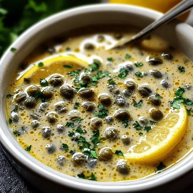 Lemon Caper Sauce