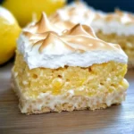 Lemon Meringue Rice Krispies Treats