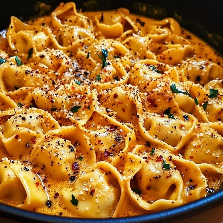 One-Pot Spicy Garlic Butter Chicken Tortellini