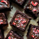 One Bowl Peppermint Brownies