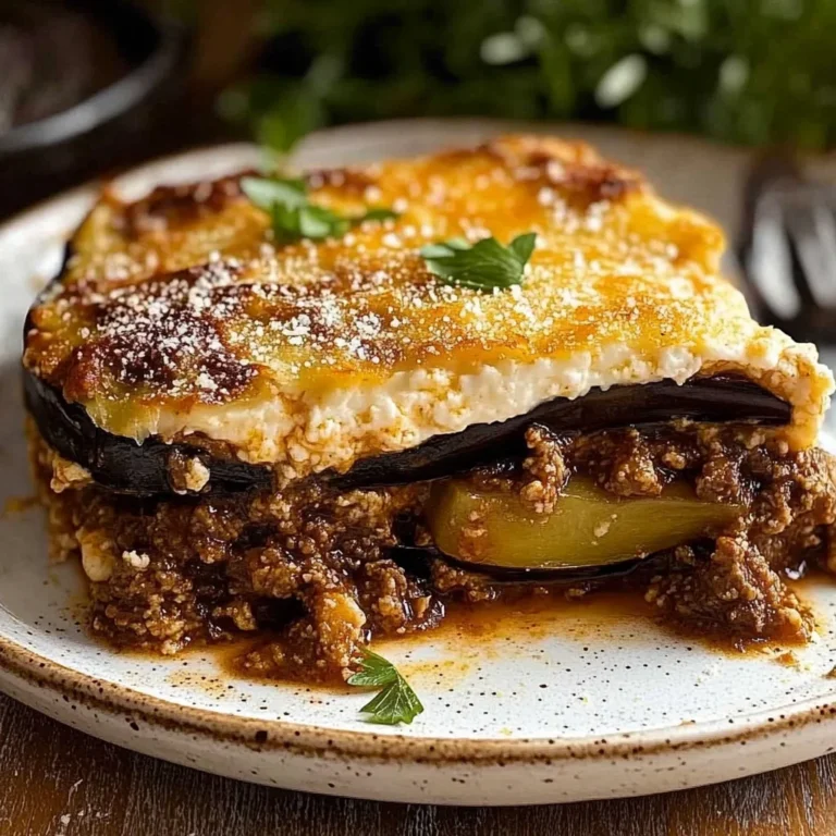Recipe For Greek Moussaka