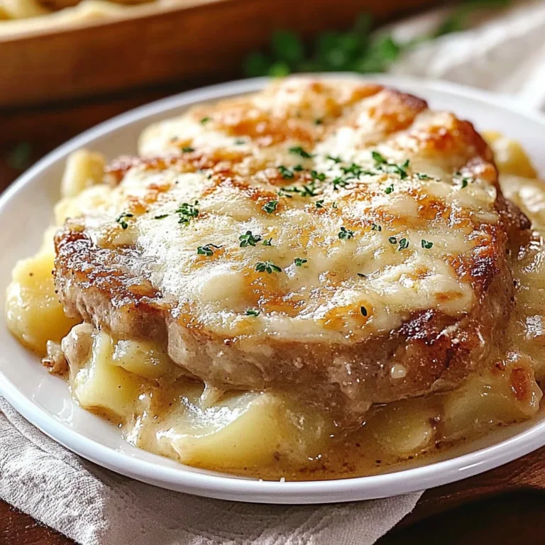 Smothered Pork Chop Scalloped Potato Casserole