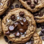 Thick Espresso Chocolate Chip Cookies