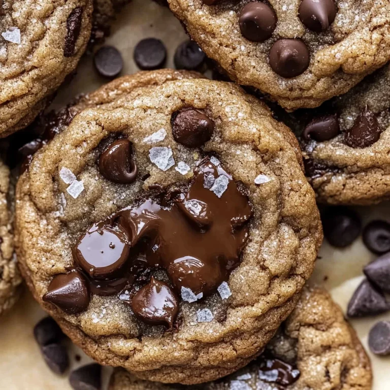 Thick Espresso Chocolate Chip Cookies