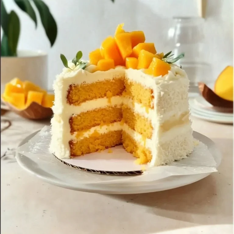 Vegan Mango Coconut Cake