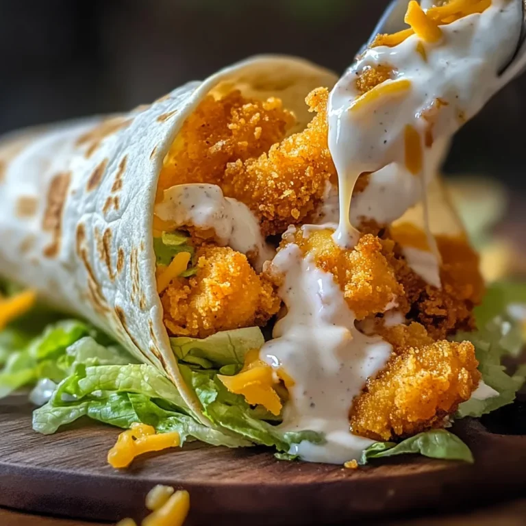 crispy chicken ranch snack wrap