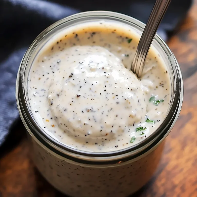 Creamy Parmesan Peppercorn Dressing