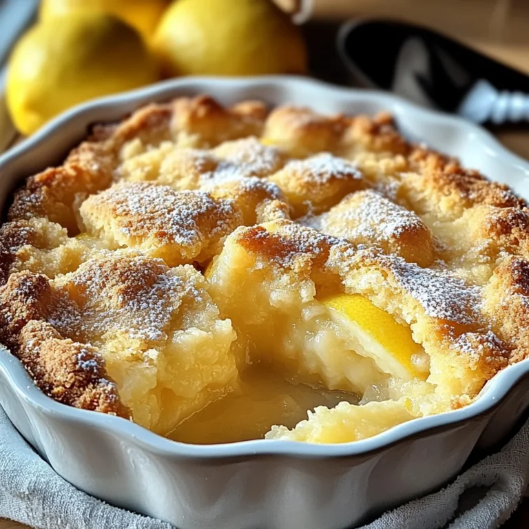 Magic Lemon Cobbler: A Sweet, Tangy Dessert Delight