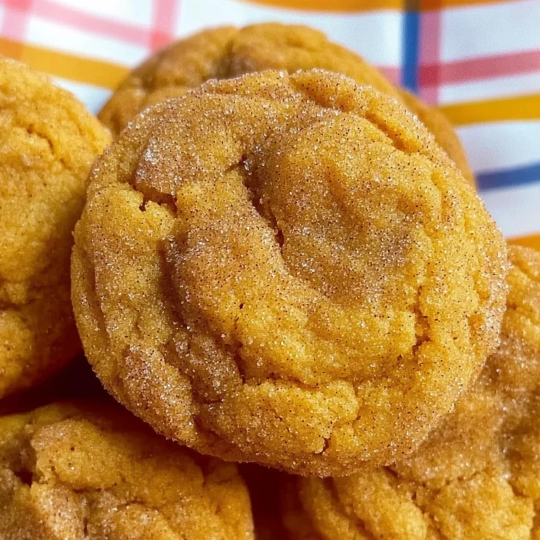 Pumpkin Snickerdoodle Cookies