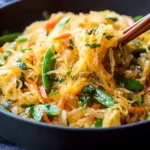 Spaghetti Squash Chow Mein